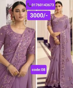 এক্সক্লুসিভ জর্জেট পার্টি শাড়ি